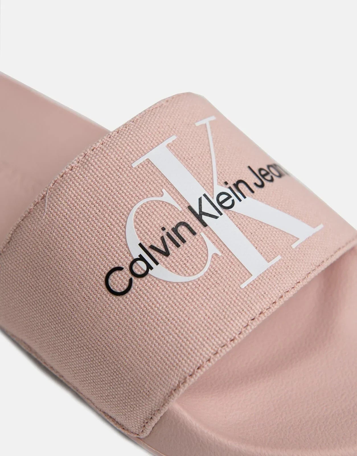 Calvin Klein Monogram Pink Slides